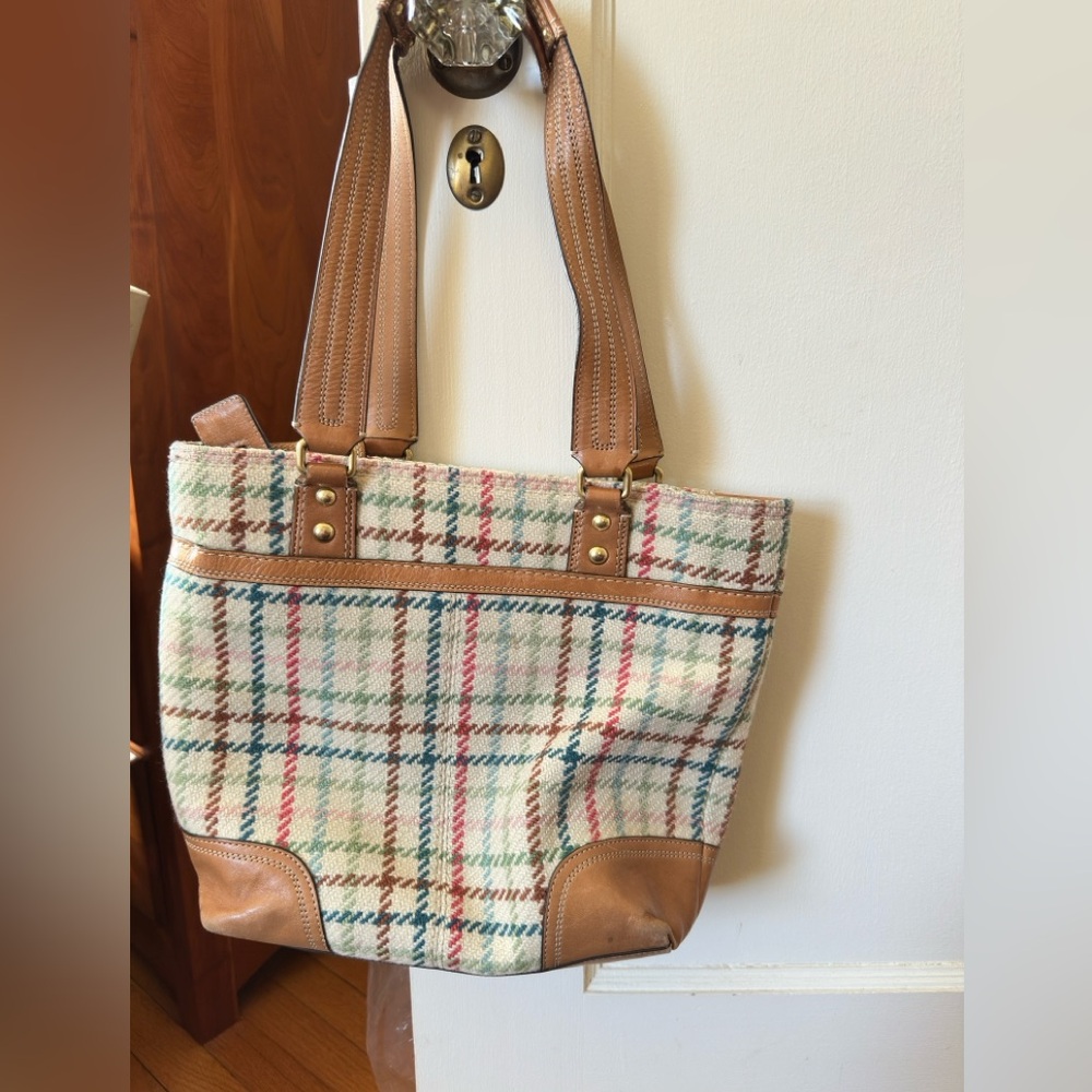 Coach Multi Color Patterned Hand Bag - Picture 2 of 3